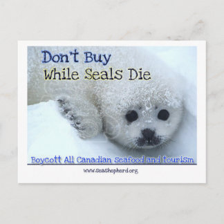 Boycot Canada Briefkaart