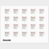 Boycot Europese Super League Ronde Sticker (Vel)