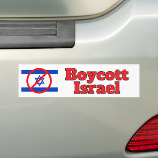 Boycot Israël Bumpersticker