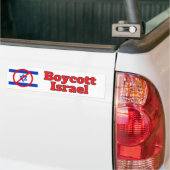 Boycot Israël Bumpersticker (Op Truck)