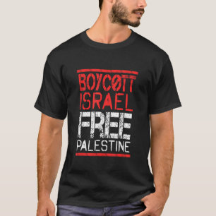 Boycot Israël Free Palestine Gaza War Bewustzijn Q T-shirt
