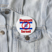 Boycot Israël-knop Ronde Button 7,6 Cm (In situ)