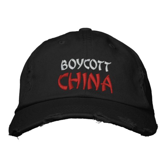 boycot van China Pet (Voorkant)