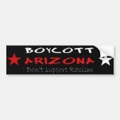Boycott Arizona Bumpersticker (Voorkant)