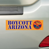 Boycott Arizona Bumpersticker (Op auto)
