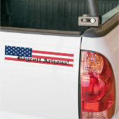 Boycott Arizona met Amerikaanse vlag Bumpersticker (Op Truck)
