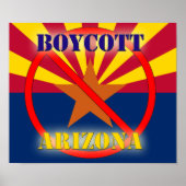 Boycott Arizona Poster (Voorkant)