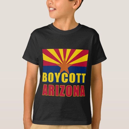 BOYCOTT ARIZONA Tshirts, Buttonnen, Hoodies (Voorkant)