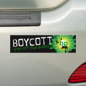Boycott_Blijf uit onze winkel Bumpersticker (Op auto)
