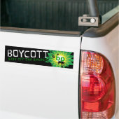 Boycott_Blijf uit onze winkel Bumpersticker (Op Truck)