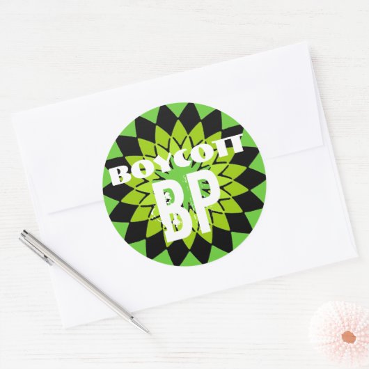 BOYCOTT BP - 6 sticker pack (Envelop)