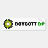 BOYCOTT BP Bumpersticker (Voorkant)