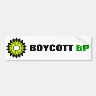 BOYCOTT BP Bumpersticker