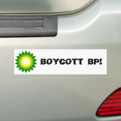 BOYCOTT BP. BUMPERSTICKER (Op auto)
