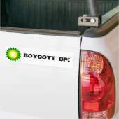 BOYCOTT BP. BUMPERSTICKER (Op Truck)