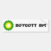 BOYCOTT BP. BUMPERSTICKER (Voorkant)