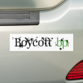 Boycott BP Bumpersticker (Op auto)