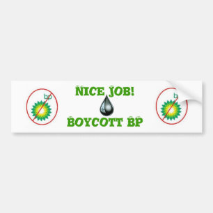 Boycott BP Bumpersticker