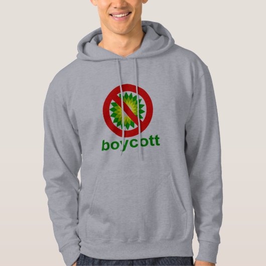 Boycott BP Hoodie (Voorkant)
