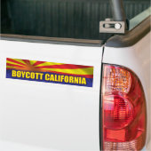 Boycott California - Support Arizona Bumpersticker (Op Truck)