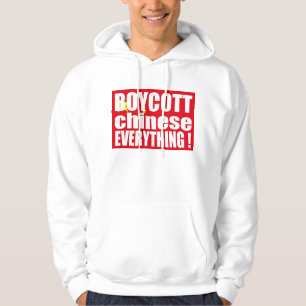 BOYCOTT chinese alles - Vrij Tibet! Hoodie
