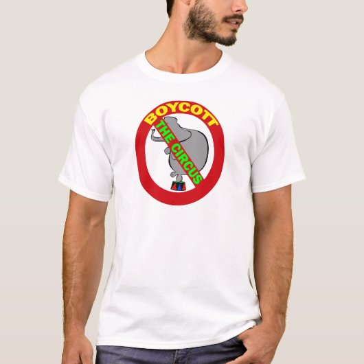 BOYCOTT DE CIRCUS T-SHIRT (Voorkant)