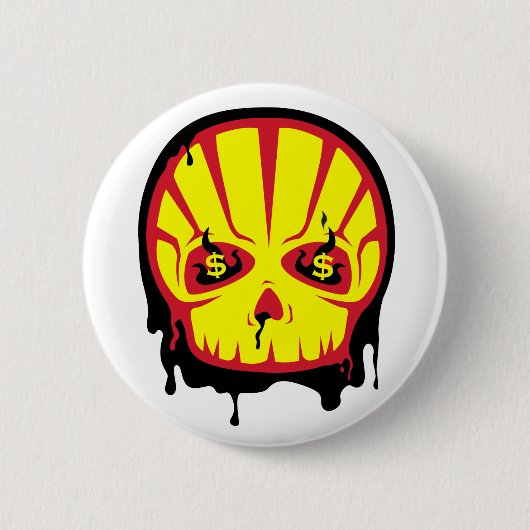 Boycott $hel pin ronde button 5,7 cm (Voorkant)