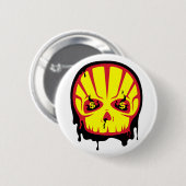 Boycott $hel pin ronde button 5,7 cm (Voorkant /achterkant)