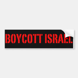 Boycott Israel - Bumpersticker