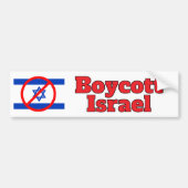 Boycott Israel Bumpersticker (Voorkant)