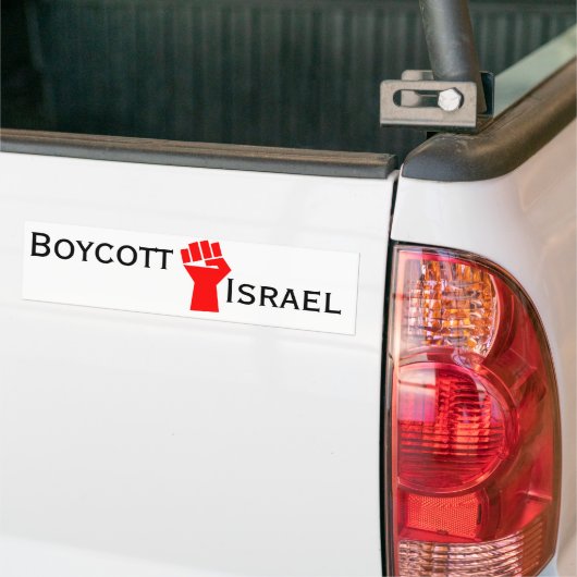 Boycott Israel Bumpersticker (Op Truck)