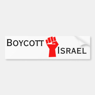 Boycott Israel Bumpersticker
