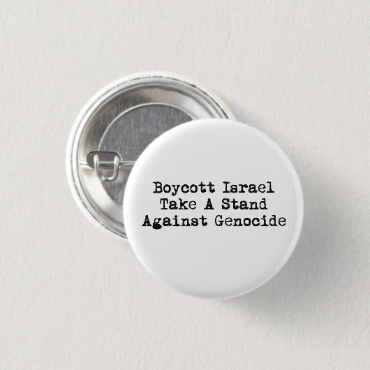 Boycott Israel Button (Voorkant /achterkant)