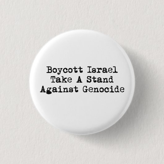Boycott Israel Button (Voorkant)