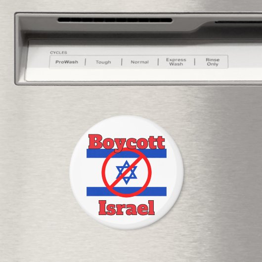 Boycott Israel Magnet (Insitu (Vaatwasser))