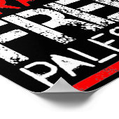 Boycott Israel Palestine Gaza War Awareness Poster (Hoek)