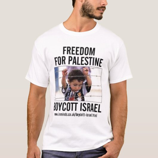 Boycott Israel T-shirt (Voorkant)