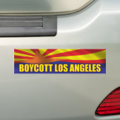 Boycott Los Angeles - Support Arizona Bumpersticker (Op auto)