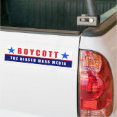Boycott Media Bumpersticker (Op Truck)