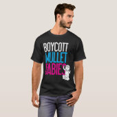 Boycott Mullet Babies (Donker) T-shirt (Voorkant volledig)