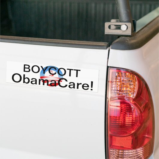 Boycott Obamacare! Bumpersticker (Op Truck)