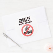 Boycott Rodeo Ronde Sticker (Envelop)