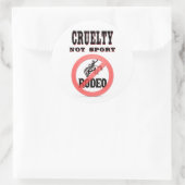 Boycott Rodeo Ronde Sticker (Tas)