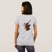 Boyd Clan Badge en Tartan Women's T-shirt (Achterkant volledig)