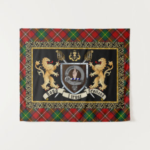 Boyd Clan Badge & Motto w/Lions Wandkleed