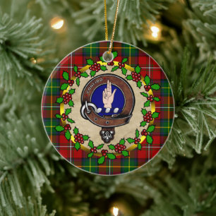 Boyd Clan Badge & Tartan Persoonlijke mas Keramisch Ornament