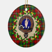 Boyd Clan Badge & Tartan Persoonlijke mas Keramisch Ornament (Links)