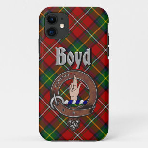 Boyd Clan Badge & Tartan Telefoonhoesje Case-Mate iPhone Case