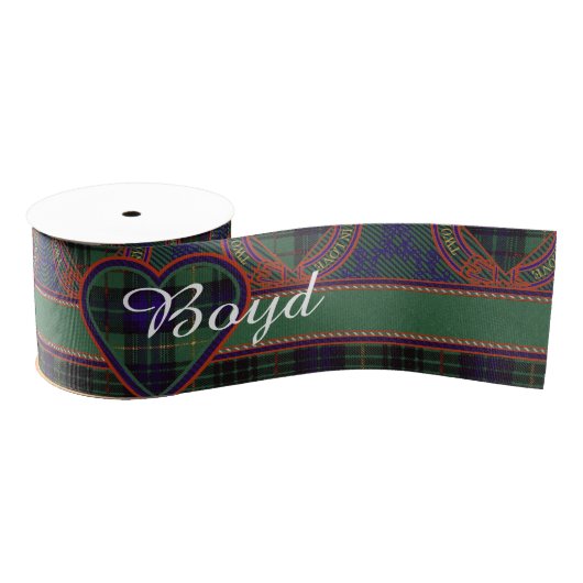 Boyd clan Pset Scottish kilt tartan Grosgrain Lint (Spoel)