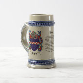Boyd familie Crest Stein Bierpul (Voorkant links)